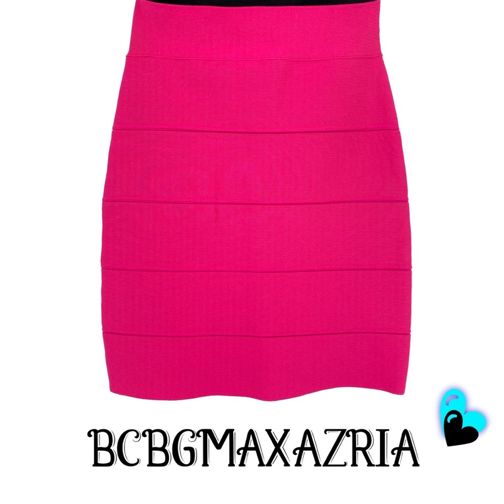 BCBG Turkish rose pink bodycon pencil skirt